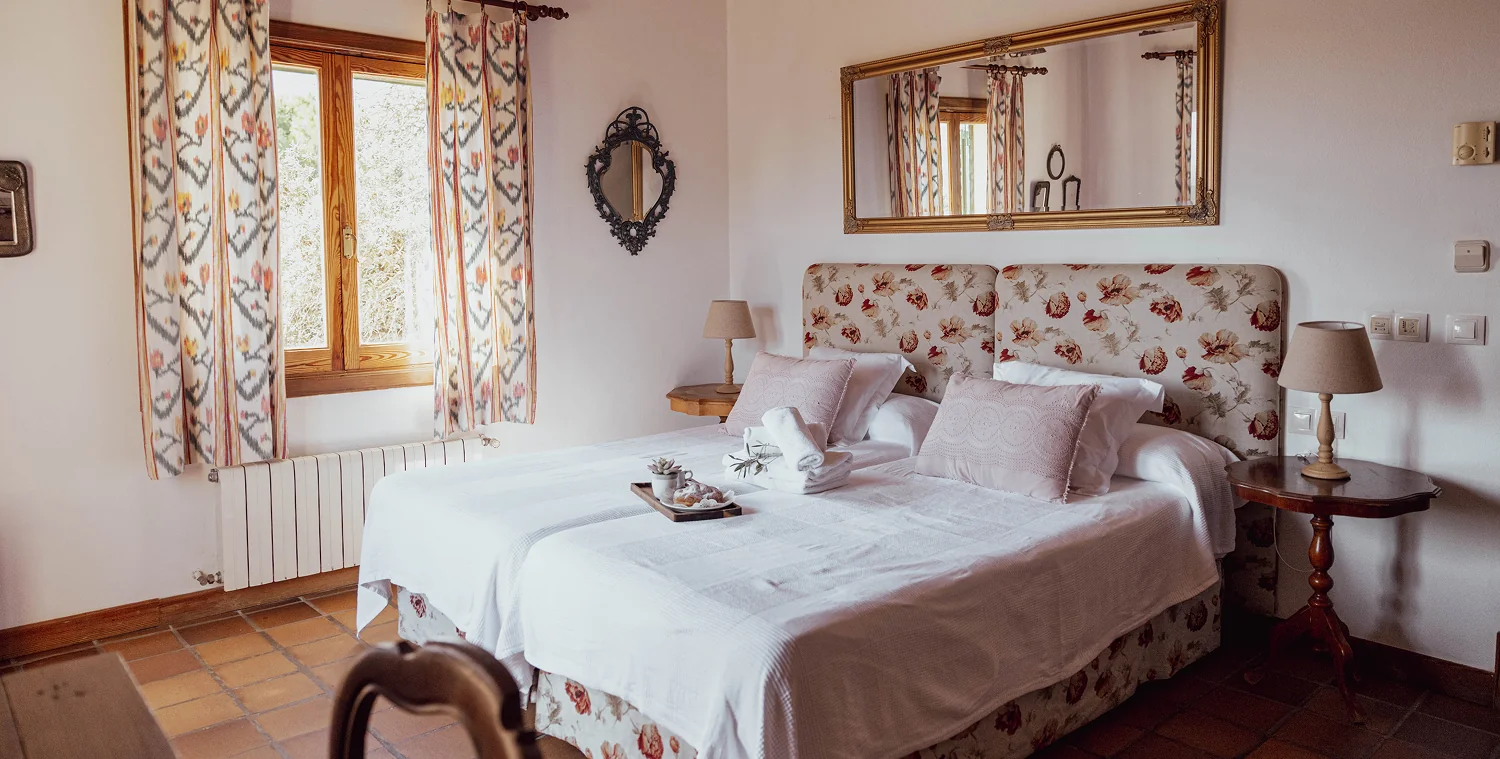 Doppelzimmer im Agroturismo Can Feliu